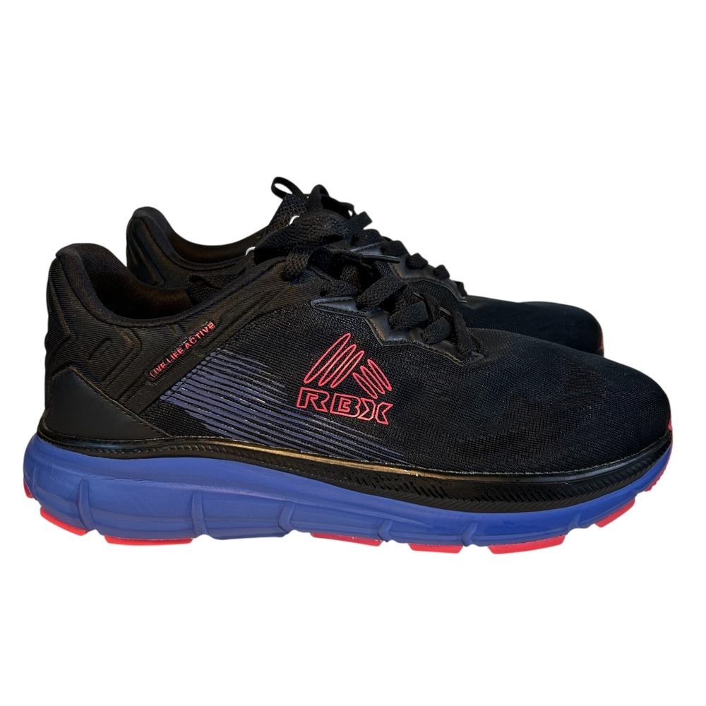 RBX Live Life Active Black Running Shoes Women's Size 10 Sneakers Gidget